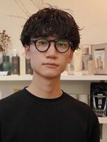 シャドウパーマ　シャドウマッシュ　マッシュパーマ
