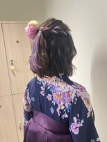 クルム(KURUMU)&nbsp;ハーフアップ/袴ヘア
