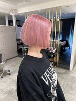 リンドトウキョウ ウメダ(LINDO TOKYO)&nbsp;大阪/梅田/ピンク/ブリーチ/ケアブリーチ/髪質改善/ボブ