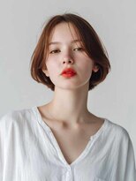 シェル 国分寺(shell)&nbsp;くびレイヤーエモージュグレージュカラーくびれショート/国分寺