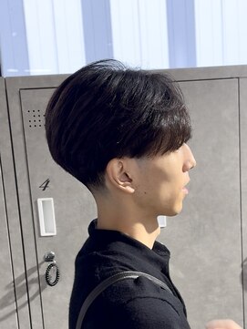 テクト バイアッシュ 吉祥寺店(Tect by Ash) シースルーラウンドマッシュ刈り上げテーパーフェード