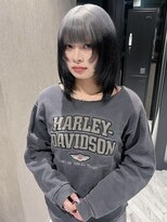 ノル 栄矢場町(nol)&nbsp;グレーブラックルーツカラー×レイヤー