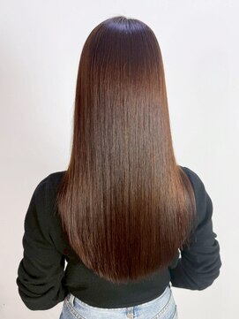 アイティーバイアルバム 藤沢店(IT by ALBUM) ロング顔周りレイヤーココアベージュ韓国ヘア_ba571112