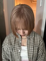 カシェル トウキョウ(Cashel Tokyo)&nbsp;ミルクティー/ベージュ/ブリーチ/ボブ