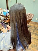 オルテ(ORTE)&nbsp;暗髪×ブルーインナーカラー