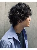 マッシュウルフ グランジパーマ パーマスタイル 春パーマ