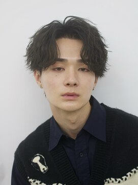 エデアンルクラ 下通(EDEAN Leclat) 熊本メンズパーマ シャドウパーマ メンズヘア センターパート