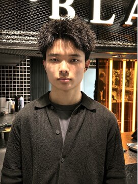 ブラック(BLACK) スパイキーショート