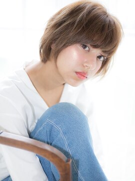 ノラ ヘアーサロン(NORA HAIR SALON) NORA【ERI】似合わせ小顔艶前髪パーマ大人可愛い耳かけショート