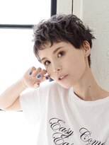 アース コアフュールボーテ 北小金店(EARTH coiffure beaute)&nbsp;外国人風×パンクベリーショート【ＥＡＲＴＨ北小金】