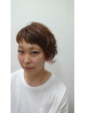 エスポワール 北習志野店(ESPOIR) アシメツーブロ☆インナーオレンジ