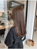 20代30代40代艶感ストレートアッシュグレージュ透明感ロング