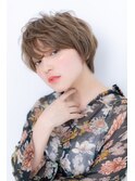 くすみカラー束感くせ毛ショートマッシュZ戸頭10代20代30代