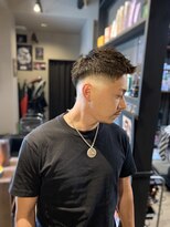 バーバー スタジオ ラフテル(Barber Studio RAFTEL)&nbsp;ソフトモヒカンフェードスタイル