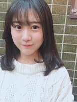 ヘアーアンドメイク エイダ(hair&make eida) 大人かわいいゆるフワ小顔フェザーバングロング0代30代