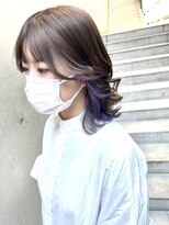 ディア(.eer)&nbsp;イヤリングカラー/インナーカラー パープル ◎10代/20代/30代