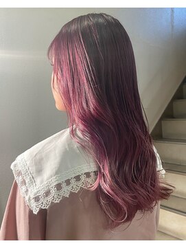 ディーボーイ 下通本店(D-BOY) #ブリーチカラー #ピンクラベンダー