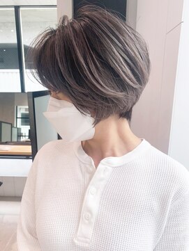 アイティーバイアルバム 下北沢店(IT by ALBUM) ショートハイライト_ホワイトグレージュネビージュ_ba395391