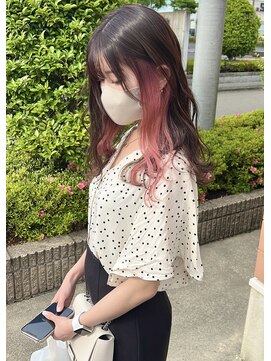 アール(ART) イヤリングカラー×オリジナルピンク