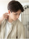 キメすぎないナチュラルツーブロックマッシュヘアA