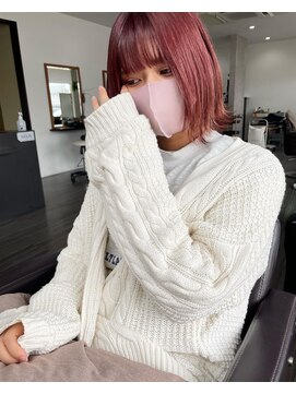 ヘアメイク エイト キリシマ(hair make No.8 kirishima) berry pink＊@no.8.tomohiro