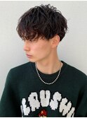 コンマバング サイドパート マッシュ