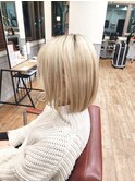 ブロンドヘアボブ☆