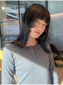 大人ガーリーモードヘアチョコレートプリカール