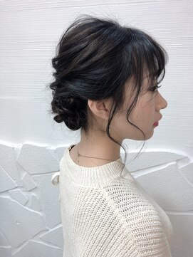 アナ ラーナ(Anna Lanna) 暗髪でも可愛い大人のヘアセット/結婚式/パーティー