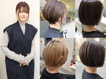 【原　彩花/ハラ　アヤカ】ボブ・ショートの似合わせカラー&カットが得意◎→＠haraci_913s