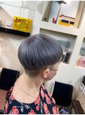 ★クールシルバー×刈り上げマッシュ★