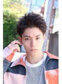 ヘアカタログで表紙になった 男らしいスパイキーショート