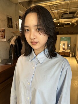 ソイリウム 下北沢(soi rium) レイヤーカット_ミディアムヘア_透明感カラー