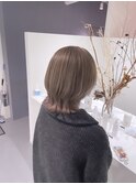 ミルクティーベージュ/ダブルカラー/ケアブリーチ/ハイトーン