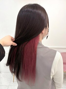 リルミー(Lilme) ブラック×インナーピンク＊まゆ