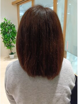 ビーズカラー イオンタウン米沢駅前店 ツヤ髪！ナチュラルブラウン６トーン/4