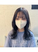 韓国風アッシュブラック【大分/ケセラ】