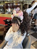 サイド盛り 盛り髪 体育祭ヘア