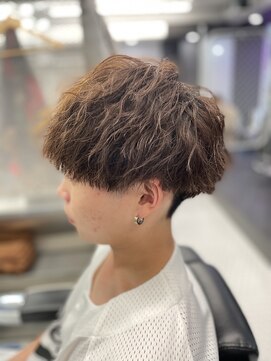 リプレイ 草津店(RIPLAY) カルマパーマ/ベリーショート/ダークアッシュ/ニュアンスパーマ