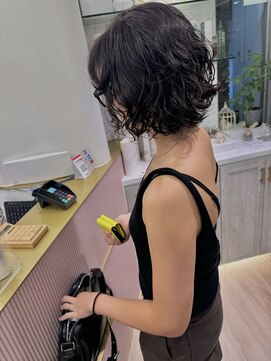 ボネッカ 鶴見(BONECCA) 髪質再整イルミナカラーボブレイヤーパーマ