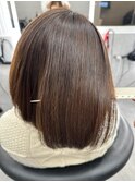 髪質改善サラサラプレミアムストレート大人ガーリー韓国ボブ横浜