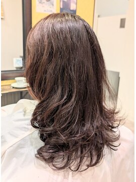 スリービープラス(3beplus) 春を先取る☆華やかなロングレイヤーデジタルパーマ彡