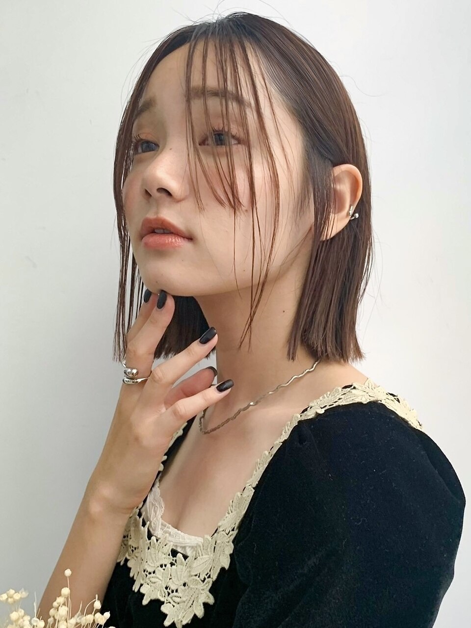 ピンクベージュ/ブリーチ/表参道/原宿/女性美容師