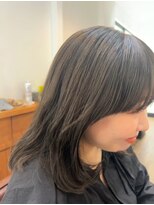 コンパス(COMPASS)&nbsp;透明感ダークグレイボブ