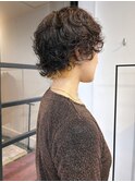 インナーカラー ウルフパーマ ボブパーマ ブリーチ 20代30代