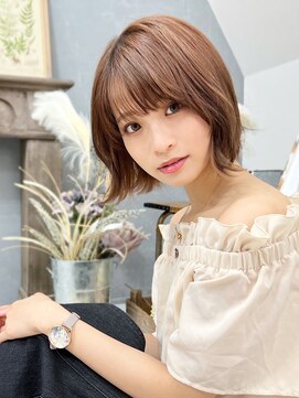 ジプソ 池袋西口(Gypso) 外ハネボブ11/池袋美容室/髪質改善カラー/白髪ぼかし/縮毛矯正