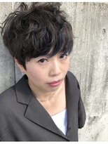 ポンテ 福津店(ponte)&nbsp;《☆ダークトーン×うざバング×ハンサムショート☆》