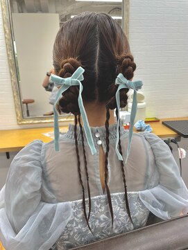 グランルッソ 岡山駅前(GRAN LUSSO) イマドキヘアセットで気分も上がる♪