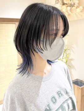 クーナバイトマト 横浜(Cuna by TOMTO) 【YUYA】マッシュウルフ_ミディアムウルフ_インナーカラー