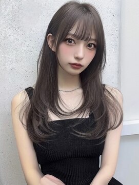 ユーフォリア 渋谷グランデ(Euphoria SHIBUYA GRANDE) 渋谷 韓国風レイヤー 顔周りレイヤー 小顔カット 透明感カラー